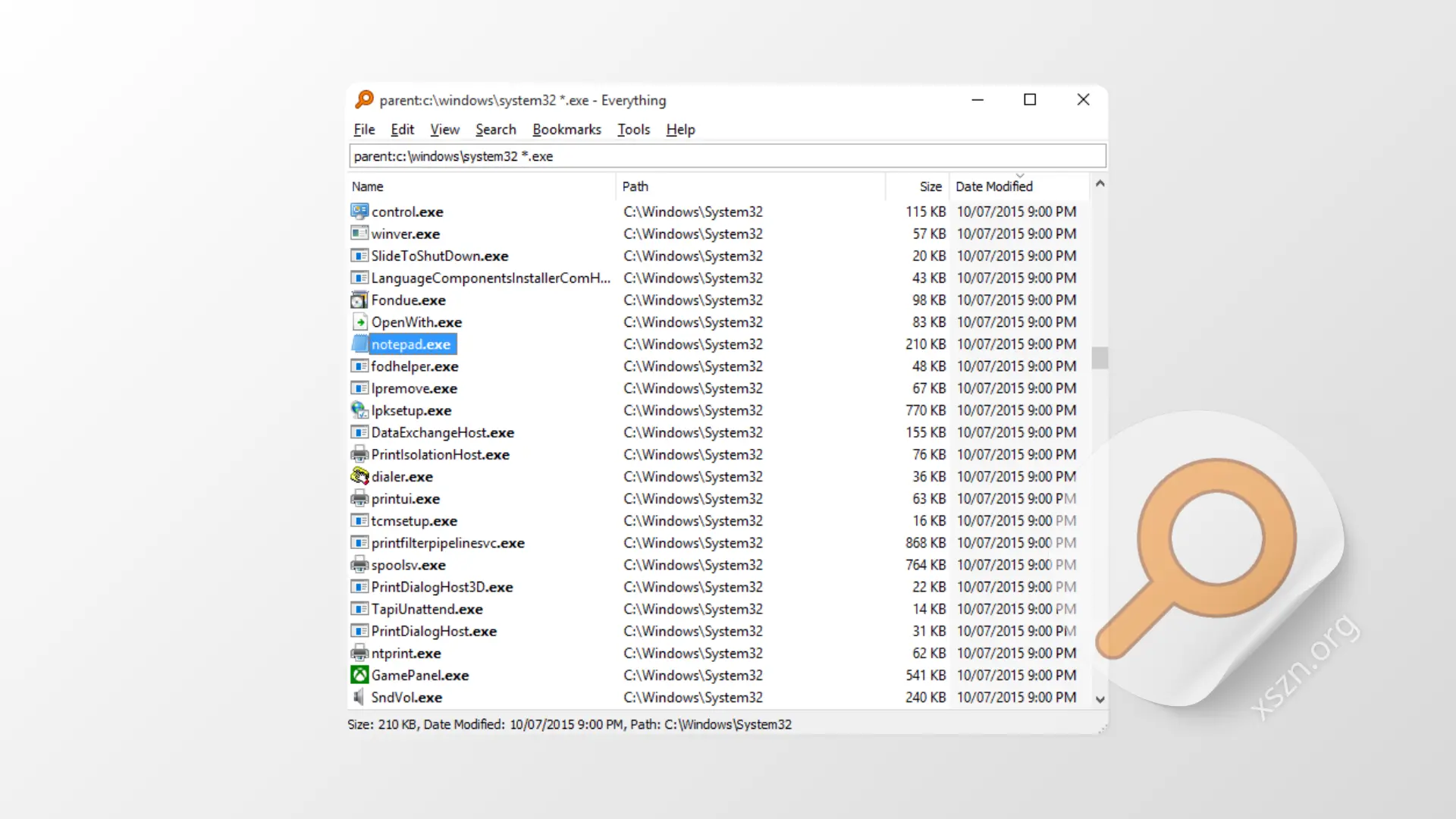 “Everything”屏幕截图