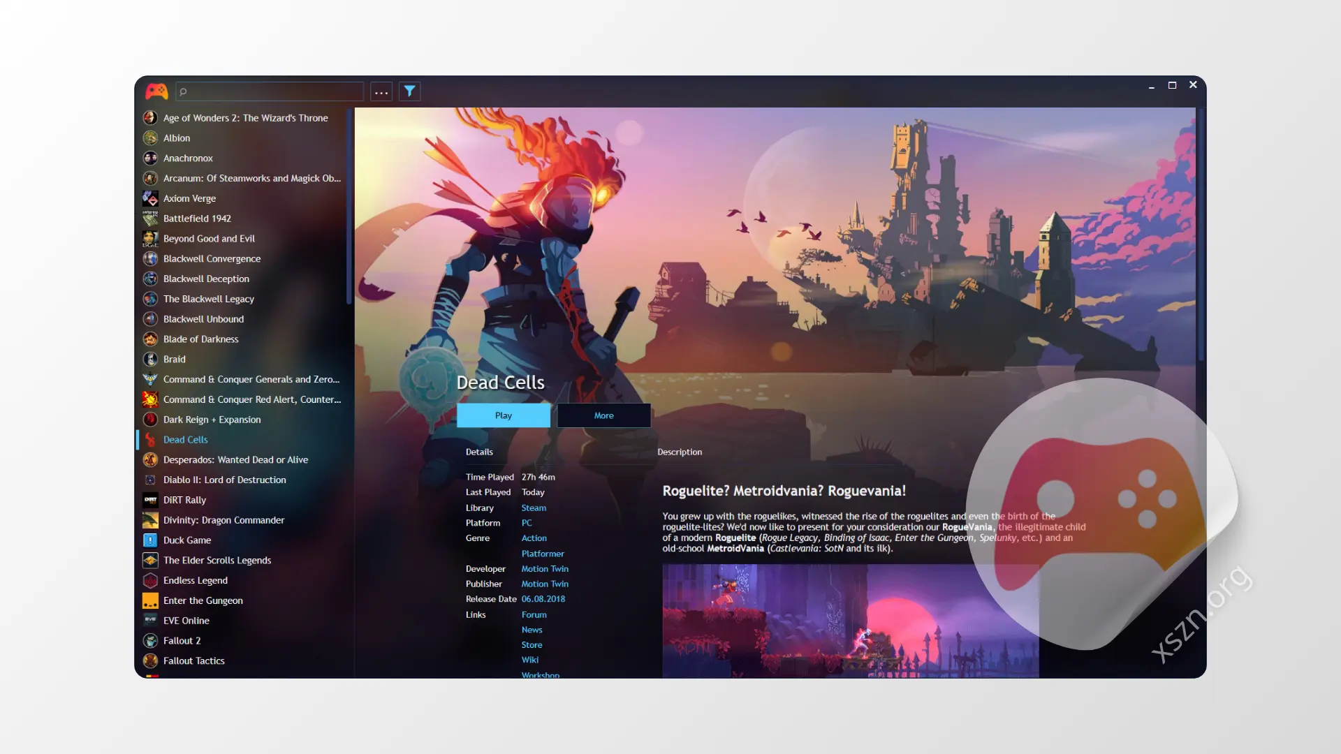 “Playnite”屏幕截图